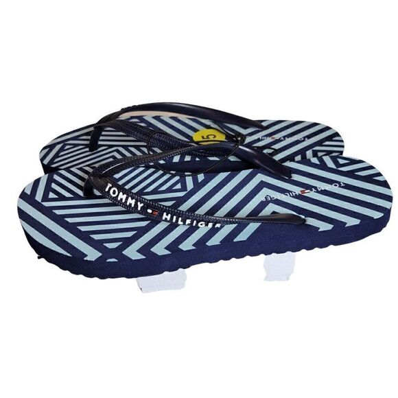 Tommy Hilfiger Delein Dark Blue Flip-Flops (size 5) - Picture 3 of 7